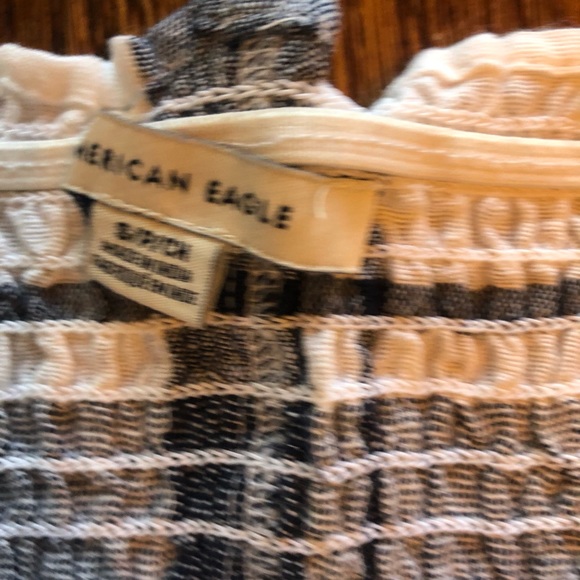 Black and white American Eagle tube top - Picture 2 of 3